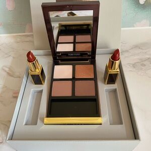 $120 Tom Ford Eyeshadow #31 Sous Le Sable and 2 Mini Lipstick 16 & 80 Deluxe Set